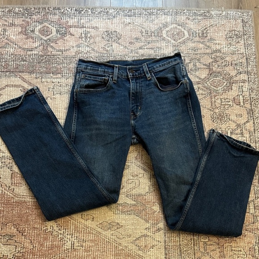 Levi's Men's Straight Jeans - Dark Blue